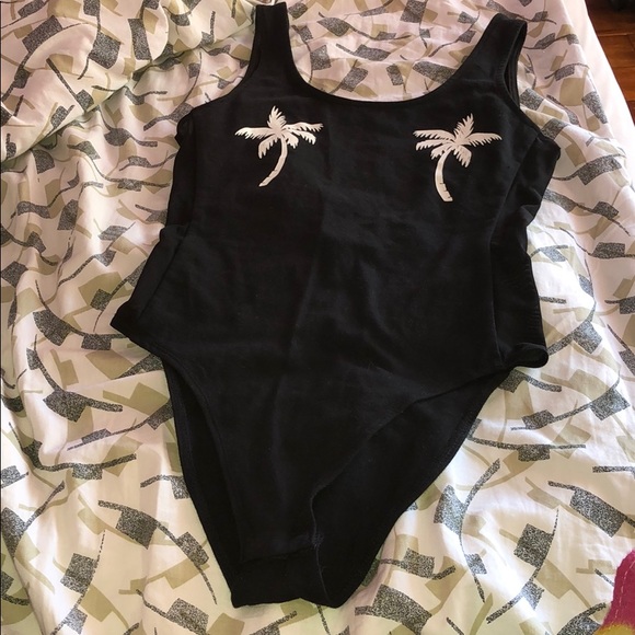 Material Girl Other - Black bodysuit mesh sides ‼️SALE‼️